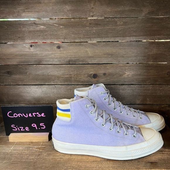 Mens Converse All Star Chuck Taylor Oxygen Purple Hi 70 Retro Shoes Sneakers 9.5 - Picture 1 of 6